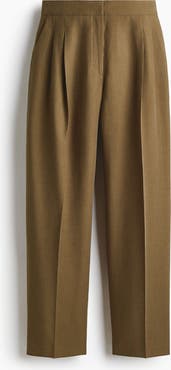 H&M Barrel-leg Twill Trousers