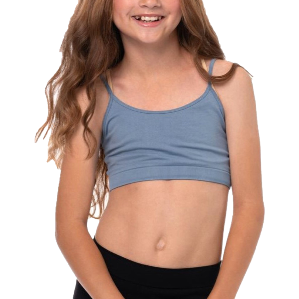 Malibu Sugar Bandeau Bra Cami - Big Kid In Gray