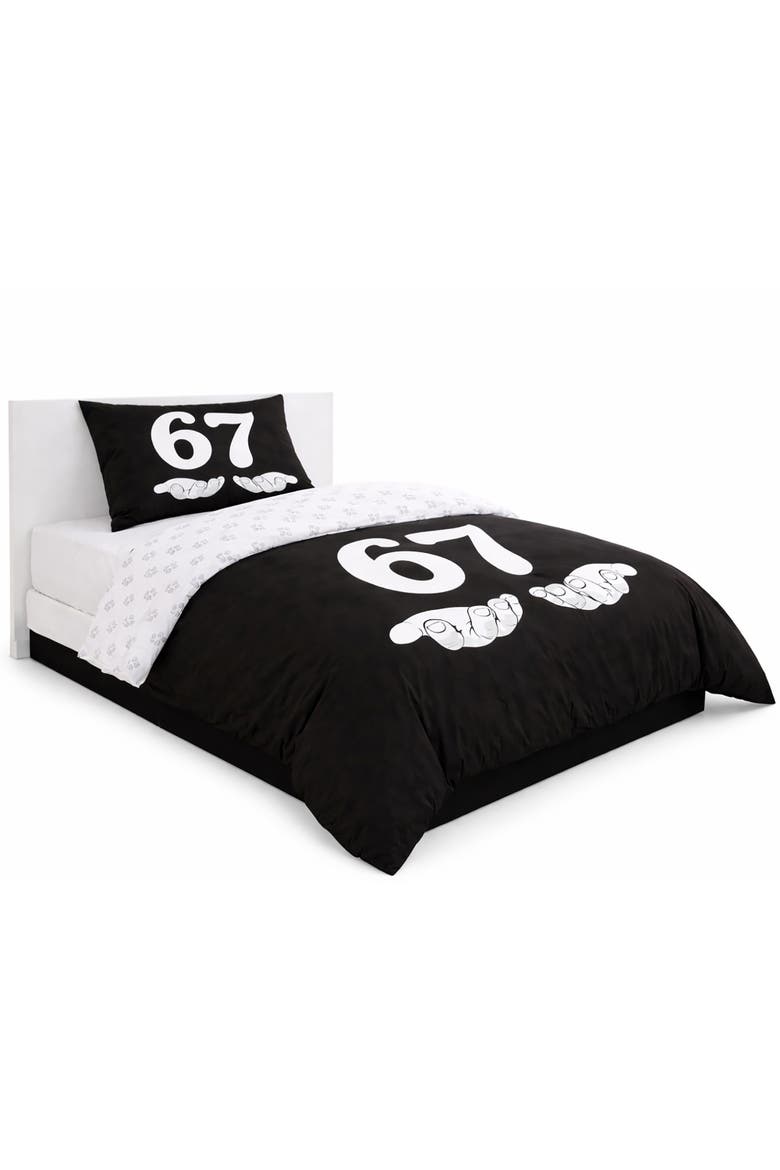 Reversible Duvet Cover Set, Alternate, color, Multicolored