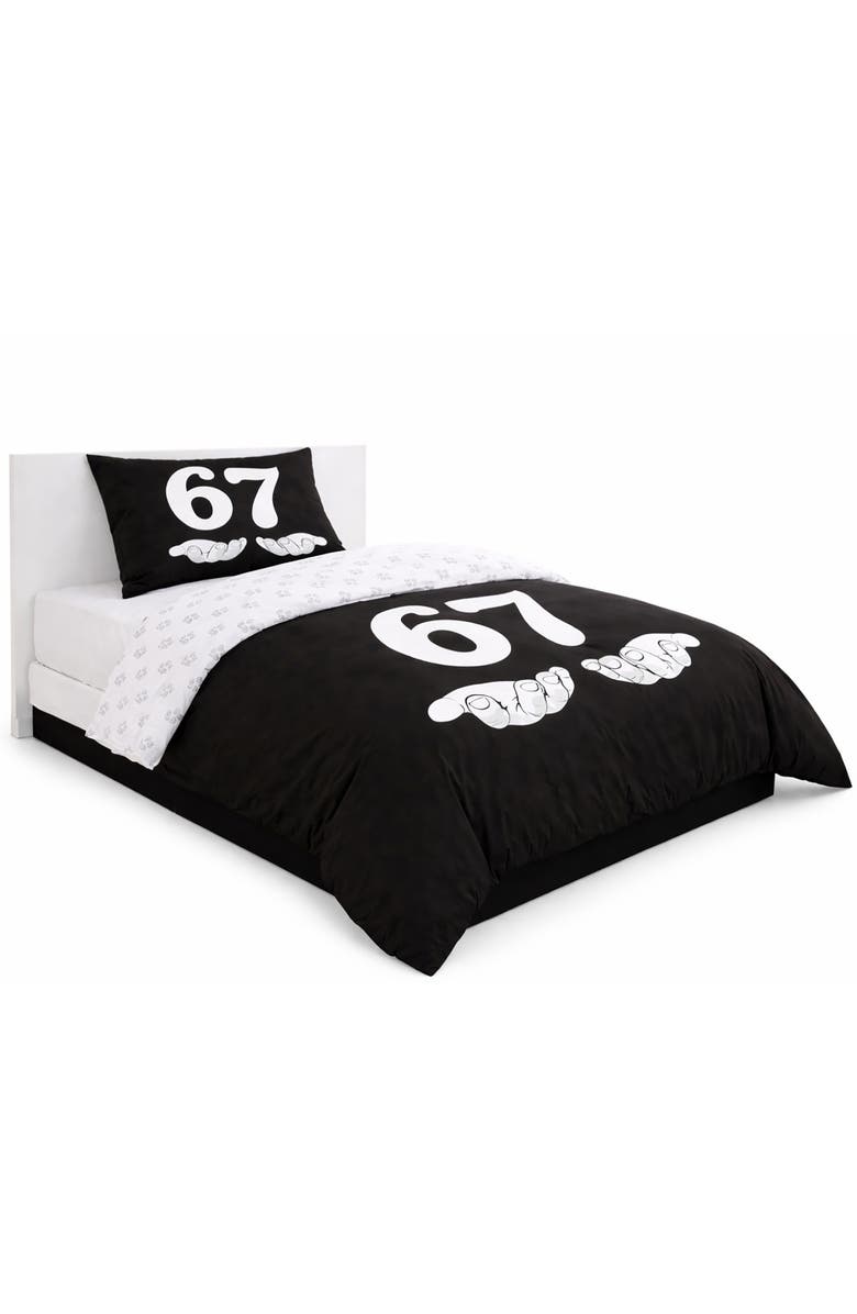 Mère & Moi Reversible Duvet Cover Set, Alternate, color, Multicolored