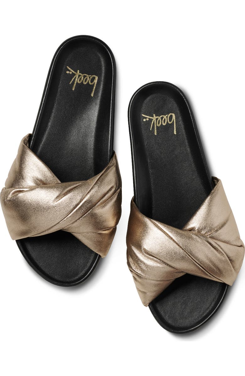 Beek Tesia Slide Sandal, Alternate, color, Bronze/ Black