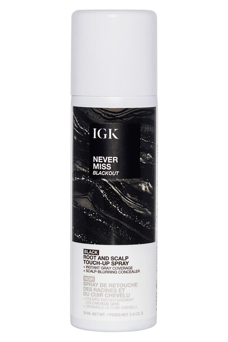 Never Miss Root & Scalp Touch-Up Spray, Main, color, BLACK