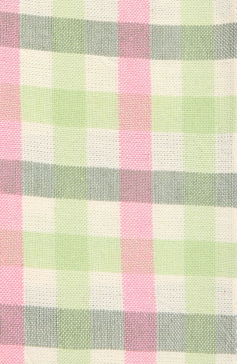 Heather Taylor Home Gingham Clover Set of 4 Napkins, Alternate, color, Clover