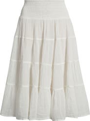 BDG Urban Outfitters Bea Cotton Tiered Skirt