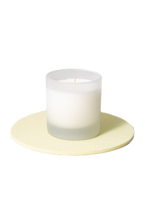 Graf & Lantz Graf Lantz Merino Wool 8" Round Trivet In Limoncello