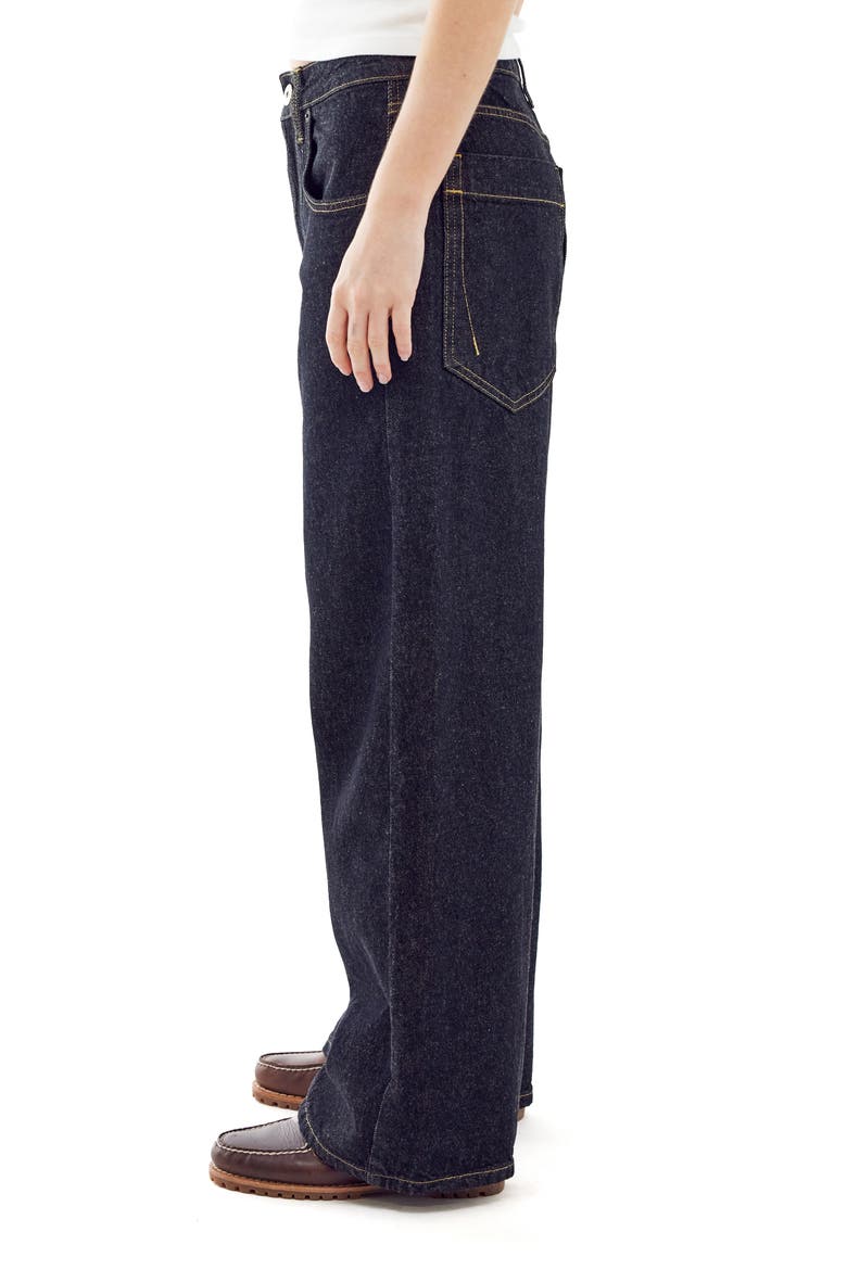 Jaya Low Rise Wide Leg Jeans, Alternate, color, RINSE BLACK