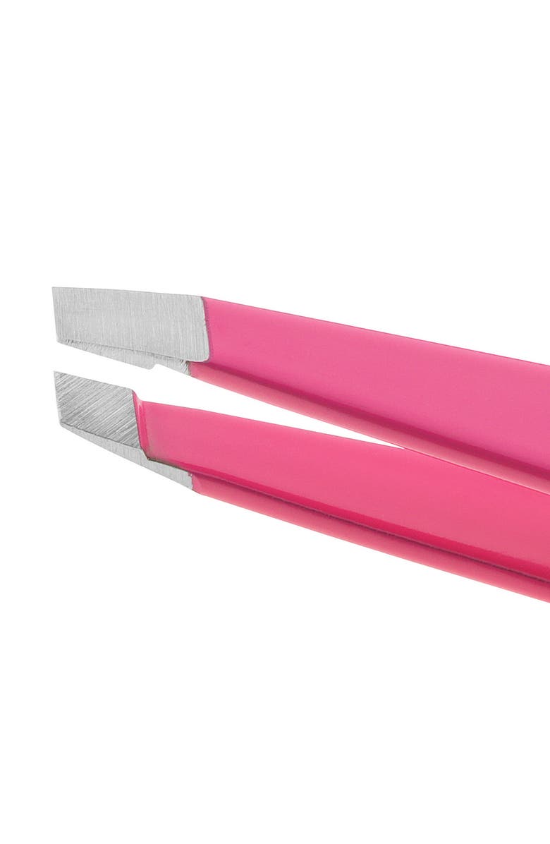 TWEEZERMAN Pretty In Pink Slant Tweezer, Alternate, color, Pretty In Pink