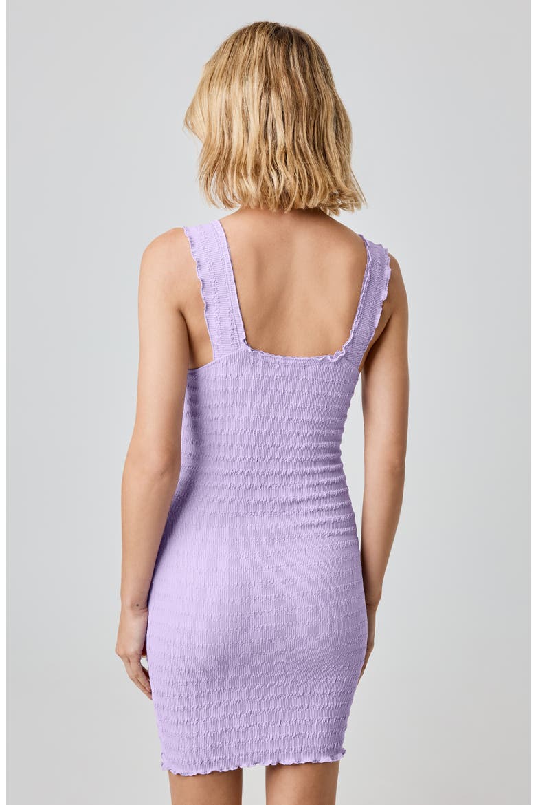 Seersucker Minidress, Alternate, color, MILLIE LAVENDER
