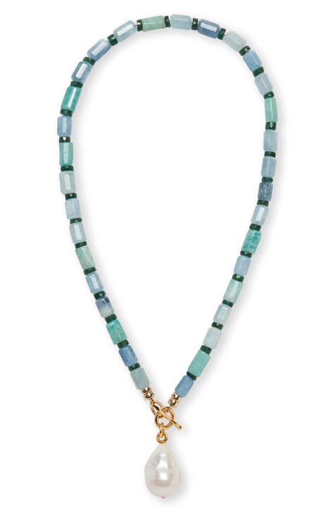 NEW shops Nordstrom Long Beaded Necklace