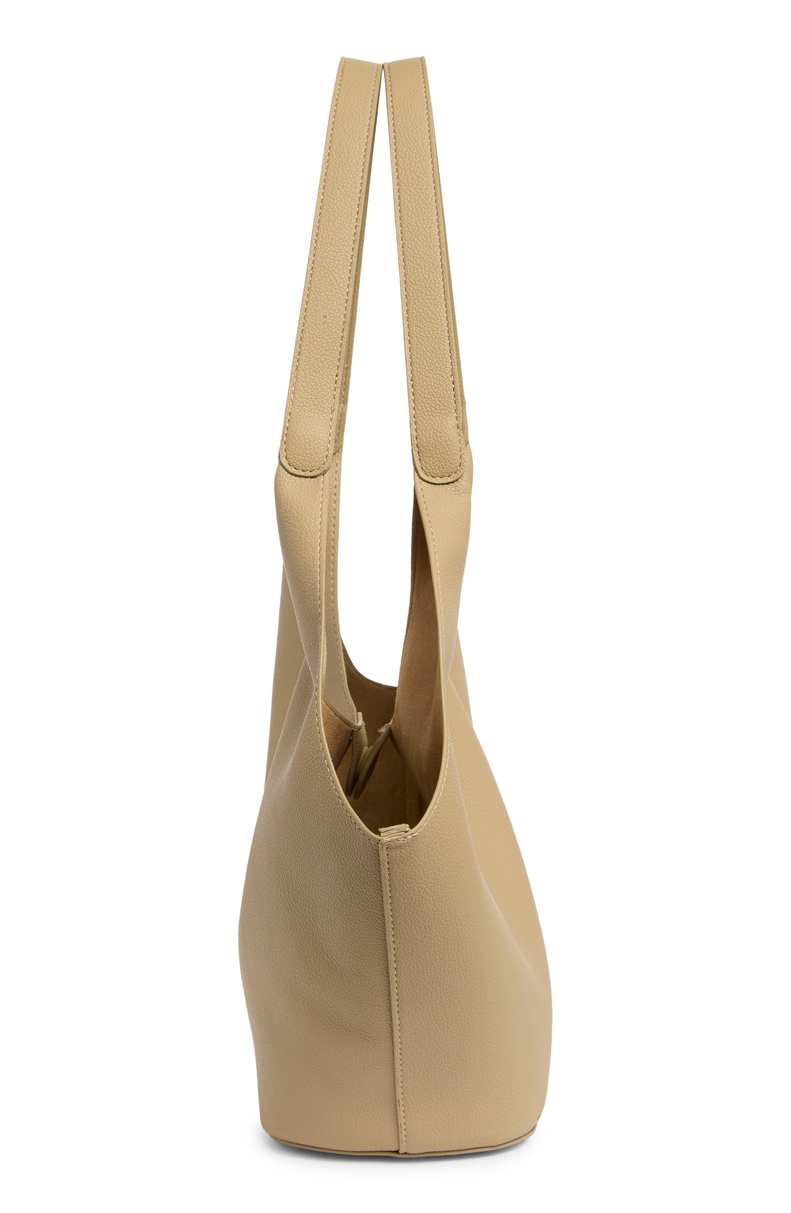 Small Bucket Tote Bag, Alternate, color, GINGER
