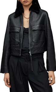 AllSaints Safiya Leather Jacket