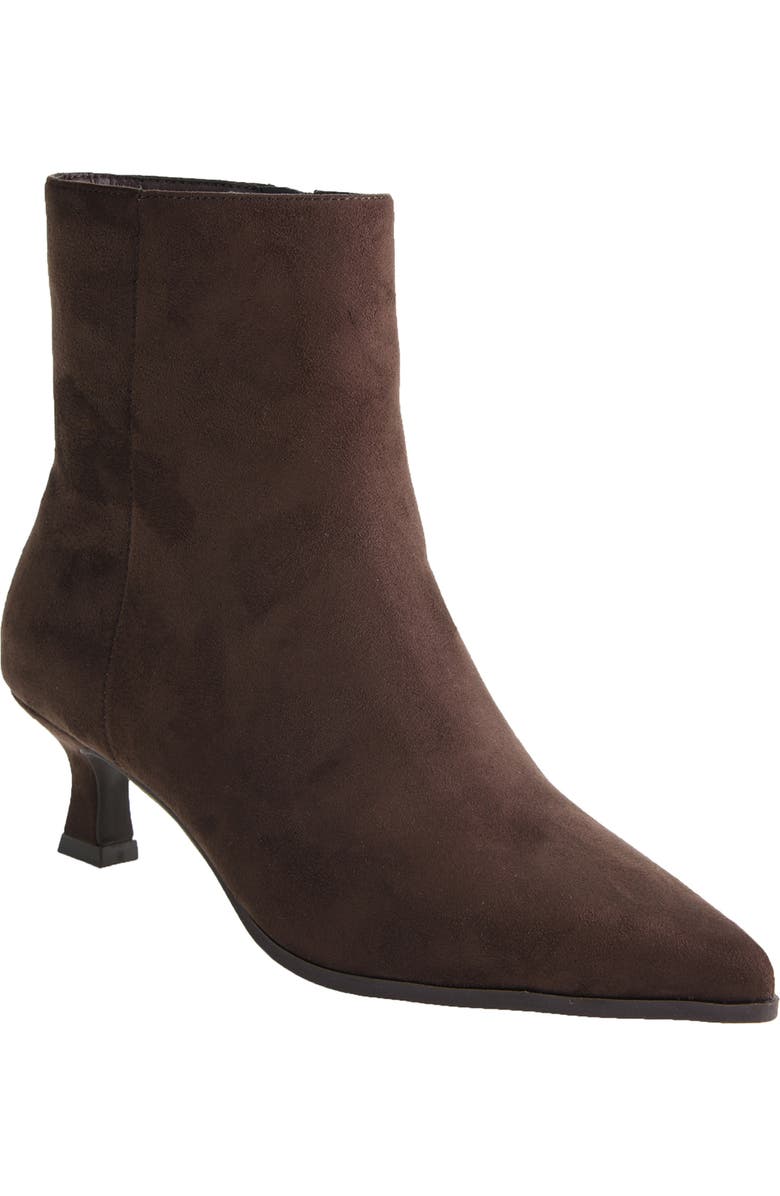 Chinese Laundry Novalie Pointed Toe Bootie, Main, color, Brown Suede