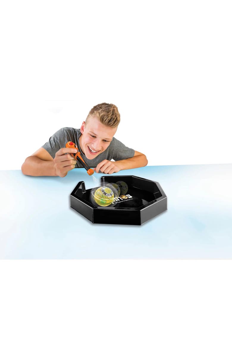 Spinos Launch Control Wand Magnetpowered Spinning Sphere Toy, Ages 6+, Alternate, color, Multicolored