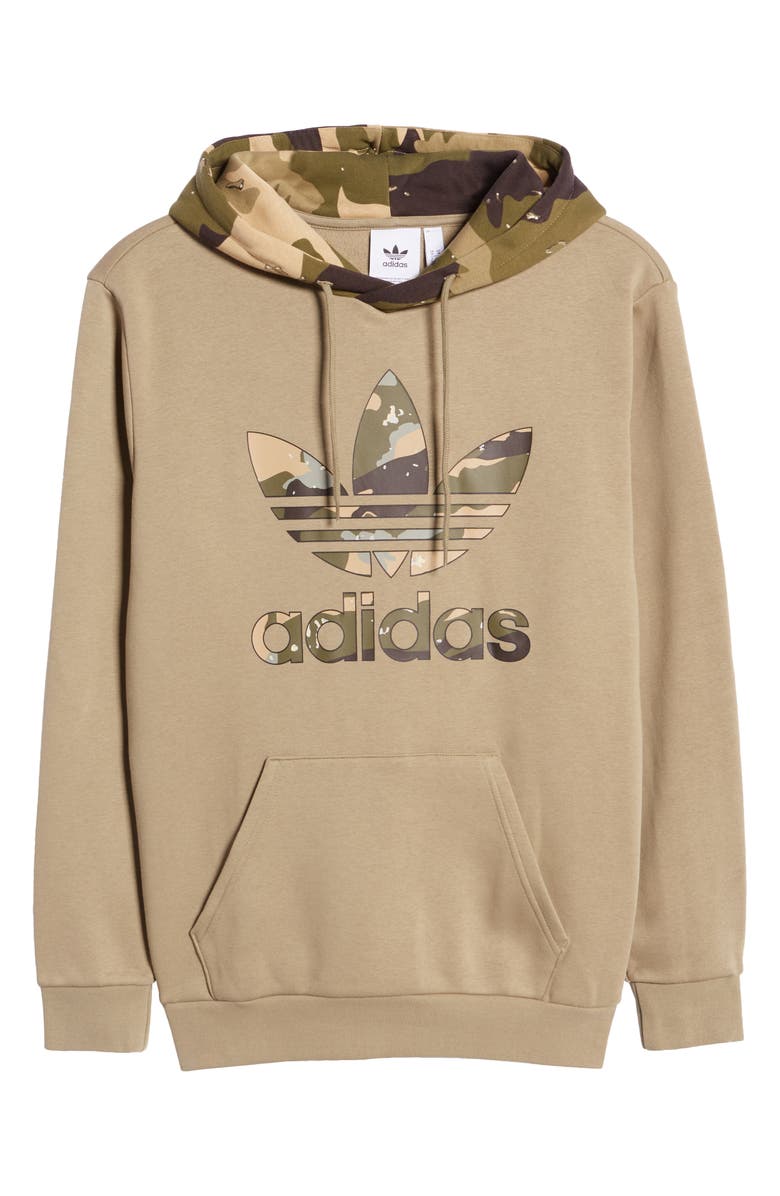 adidas Originals Camo Trefoil Hoodie, Alternate, color,