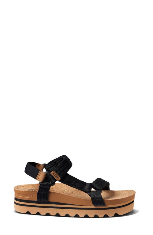 Reef Cushion Rem Hi Water Sandal In Black