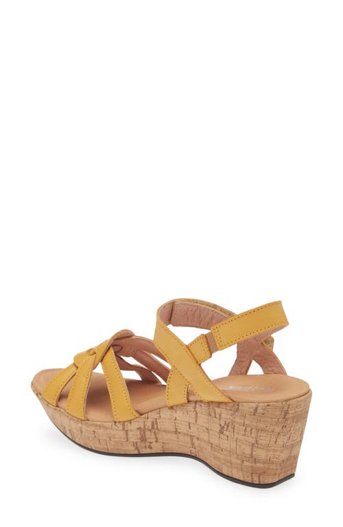 Naot Tropical Platform Wedge Sandal In Brown