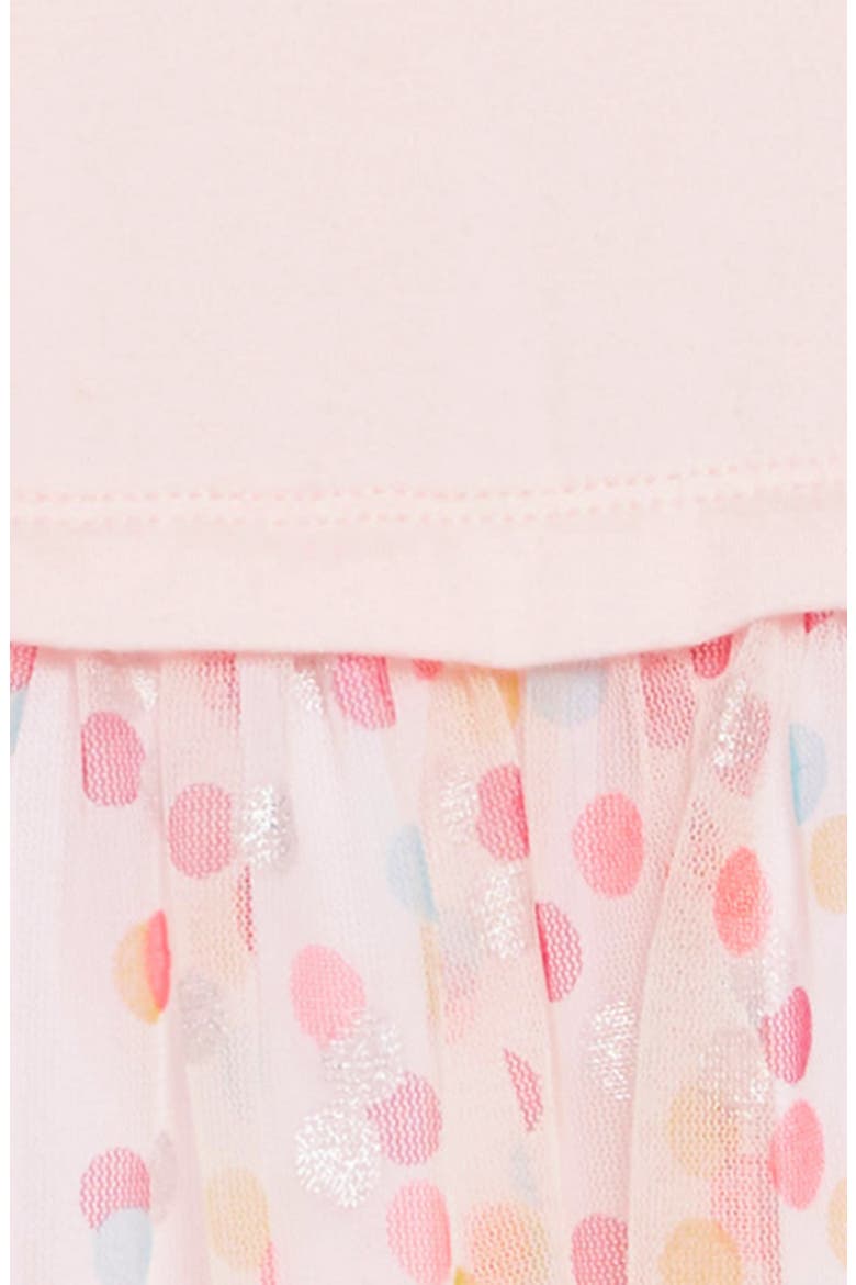 Party Time Dot Tulle Dress, Alternate, color, PINK AMOUR