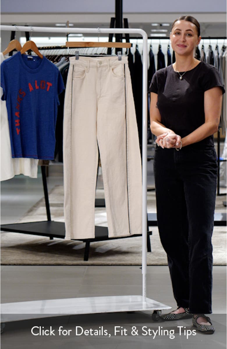 The Half Pipe High Waist Wide Leg Ankle Jeans, sales video thumbnail