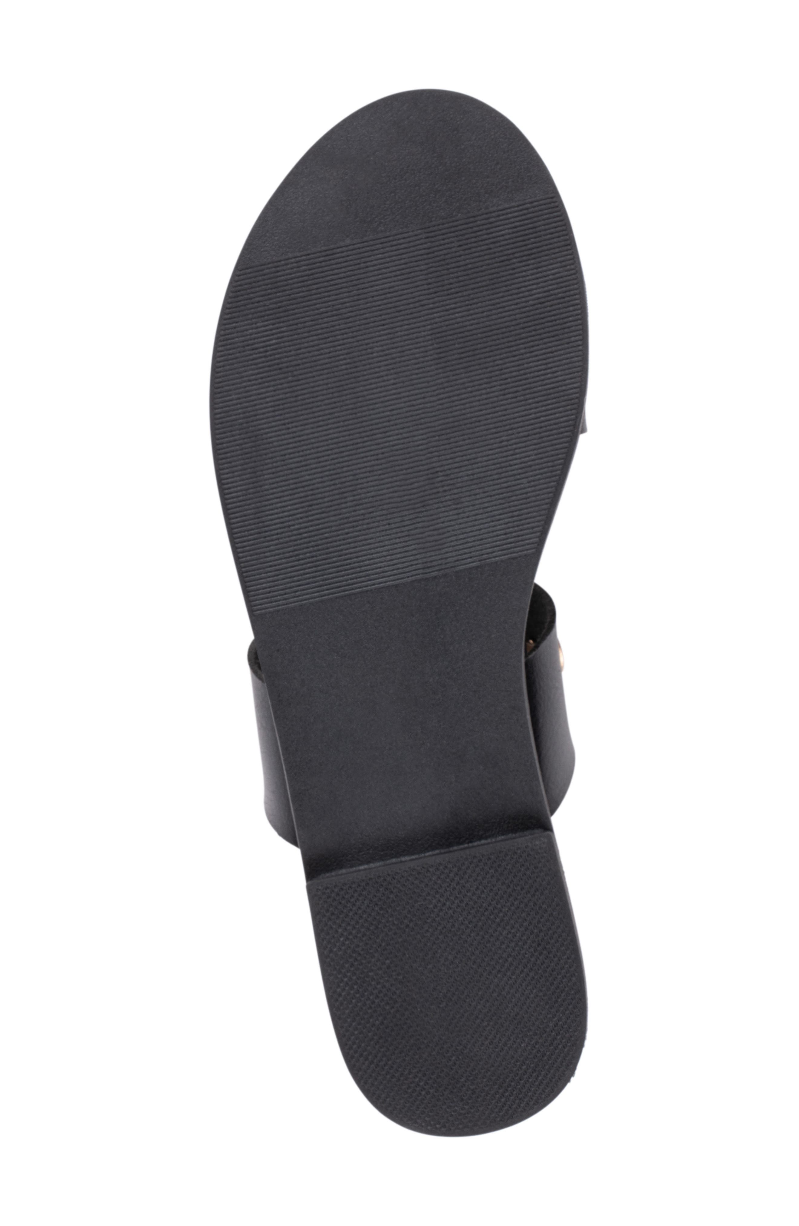 GOOD CHOICE NEW YORK Nolah Coin Slide Sandal, Alternate, color, Black