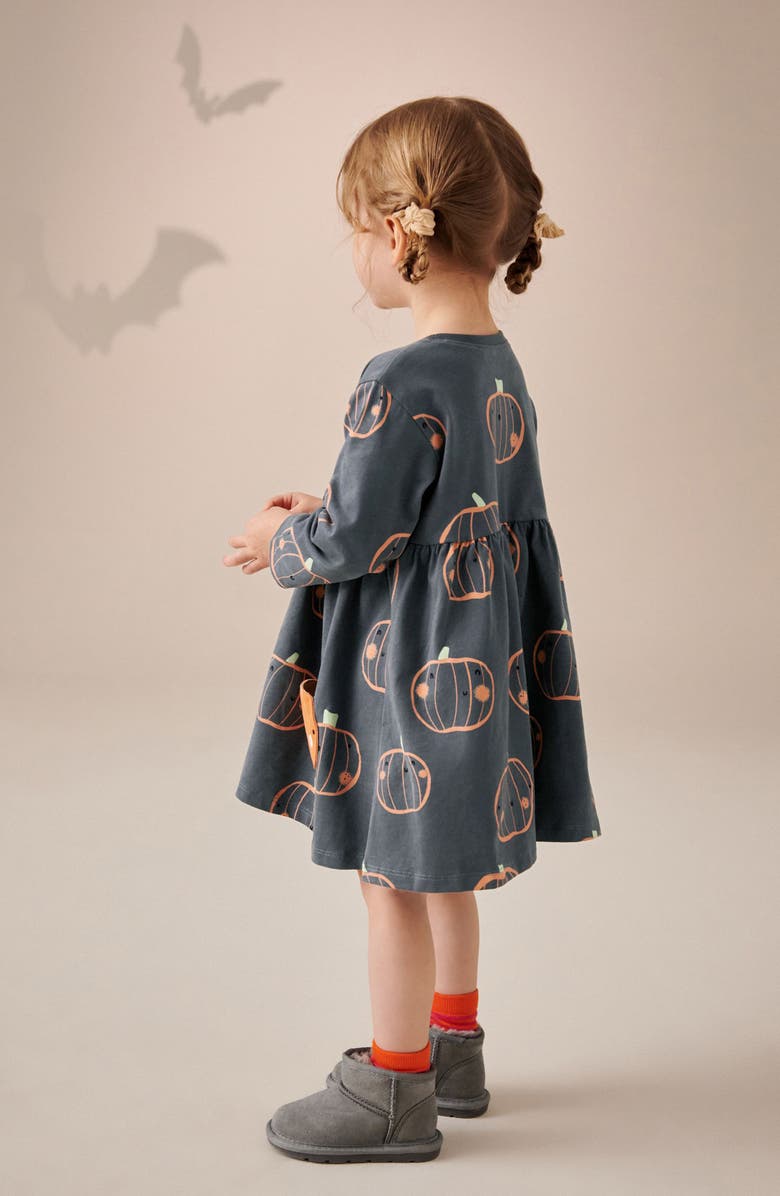 NEXT Kids' Pumpkin Pocket Dress, Alternate, color,