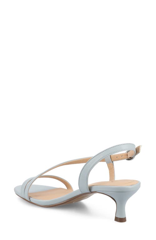 Journee Collection Jemry Kitten Heel Sandal In Blue