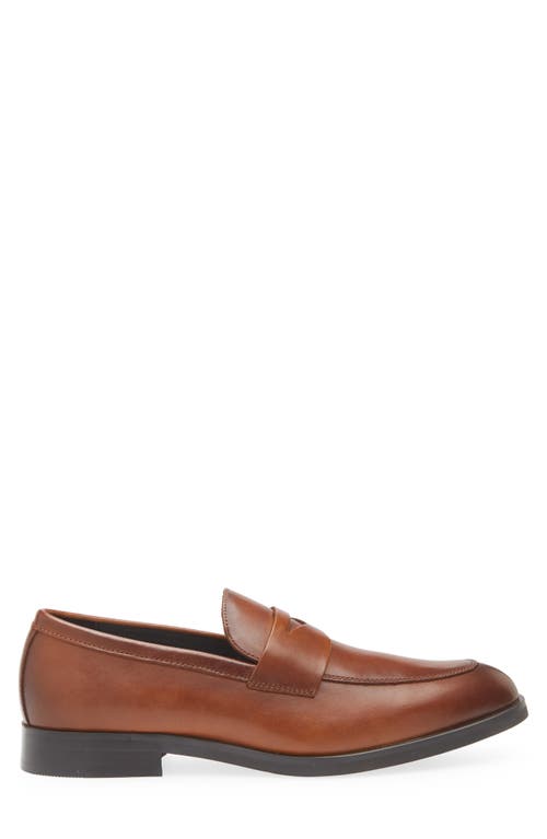 Nordstrom Edward Penny Loafer In Brown Ochre
