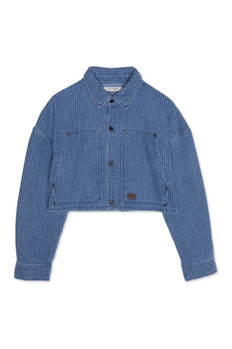 Crop Shop Jacket, Main, color, BLUE