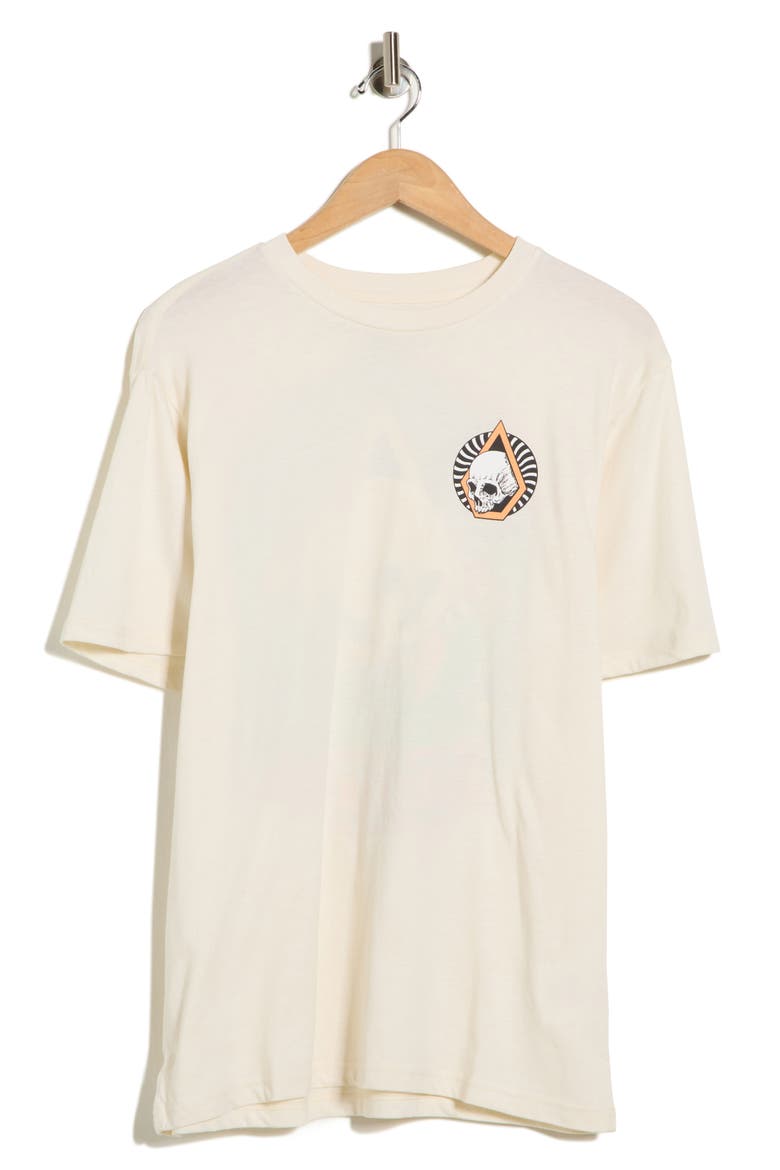 Arched Short Sleeve T-Shirt, Alternate, color, OFF WHITE HEATHER