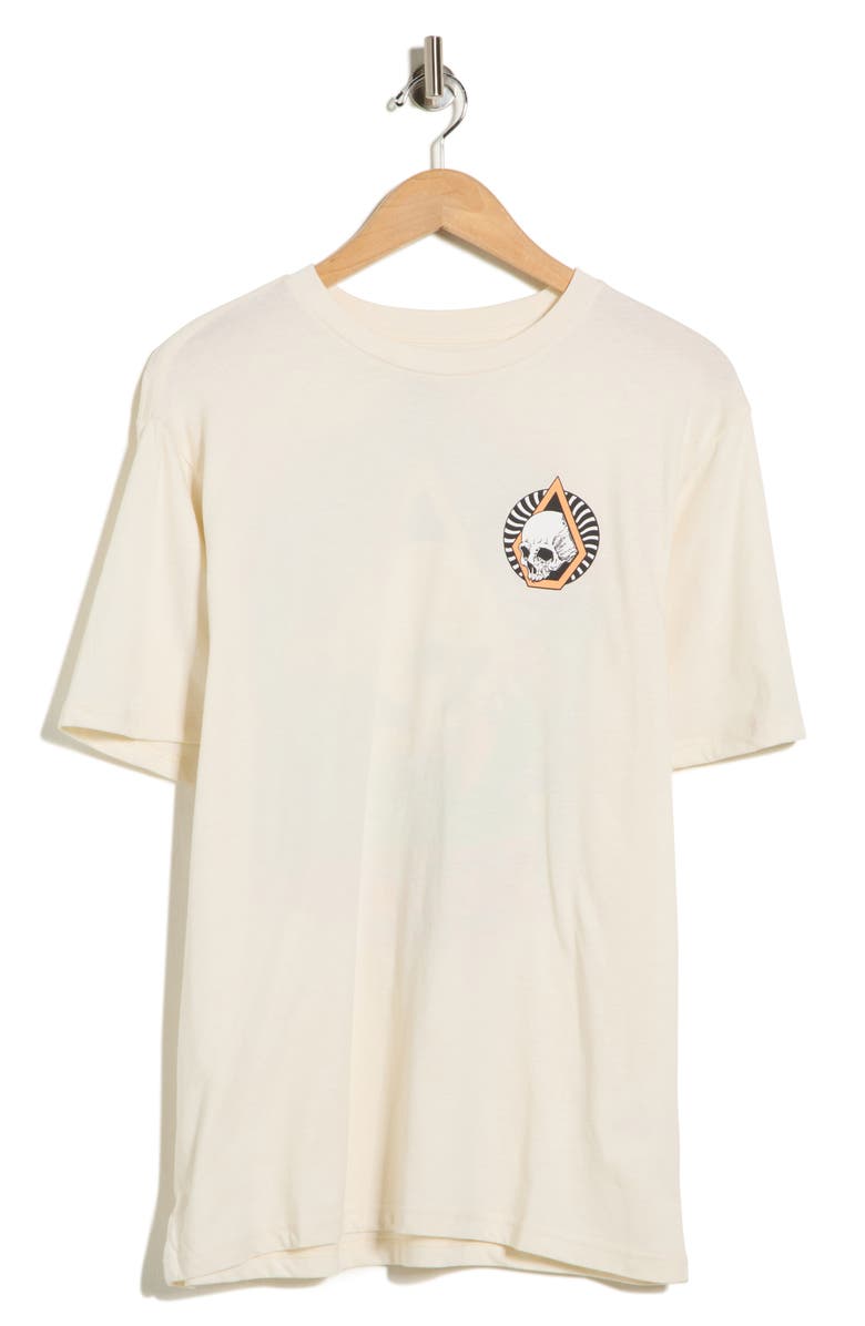 Volcom Arched Short Sleeve T-Shirt, Main, color, Off White Heather