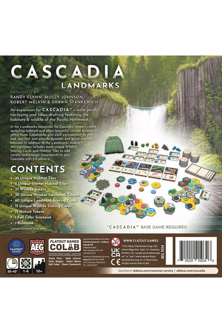 Cascadia Landmarks Expansion, Alternate, color, Multicolored