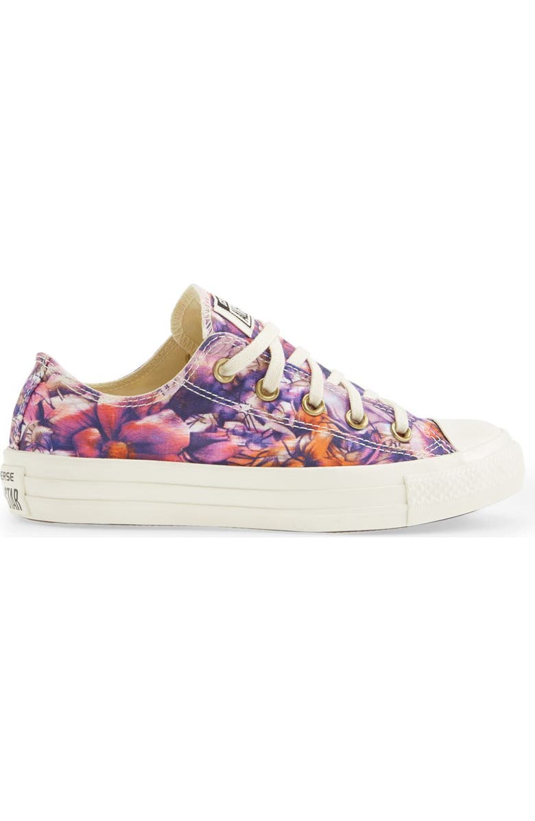 Converse Chuck Taylor<sup>®</sup> Floral Print Sneaker, Alternate, color,