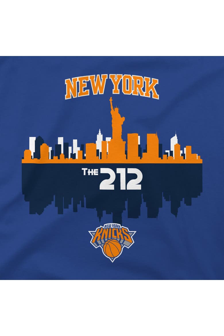 Men's Stadium Essentials Royal New York Knicks Cities T-Shirt, Alternate, color, Royal