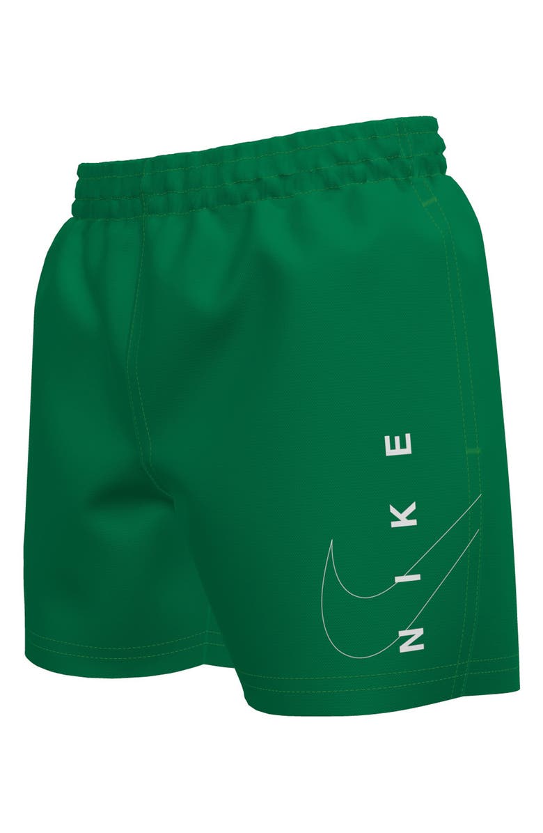 Nike Kids' 4-Inch Volley Swim Trunks, Main, color, Stadium Green