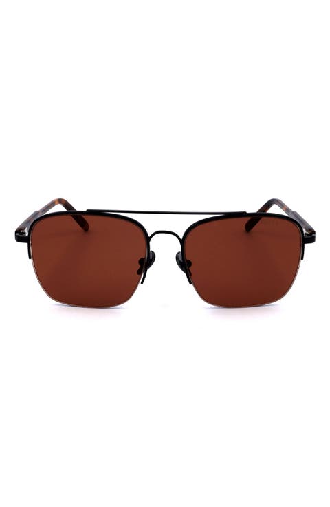 53mm Aviator Sunglasses