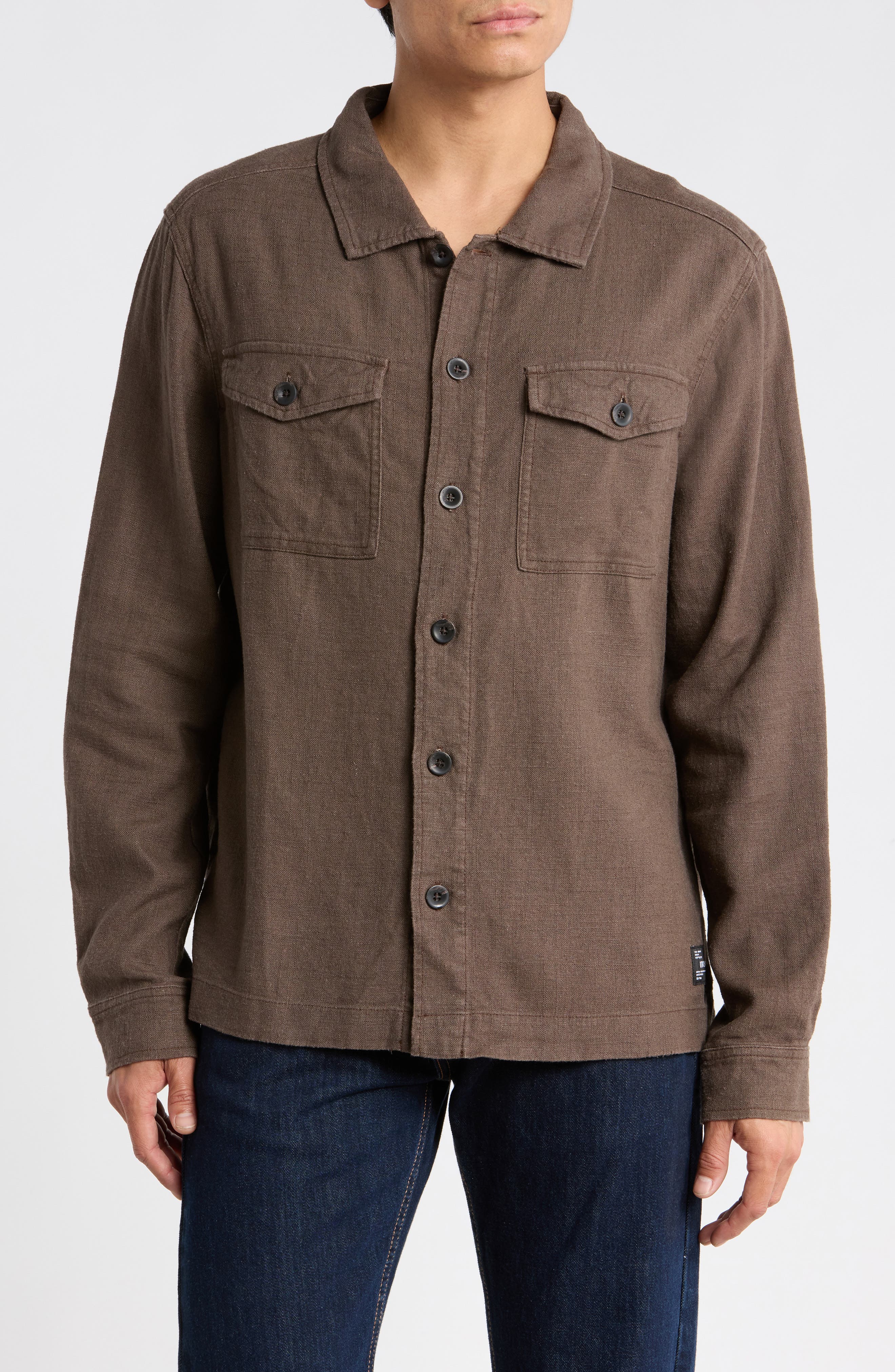 Charleston Linen Blend Shirt Jacket