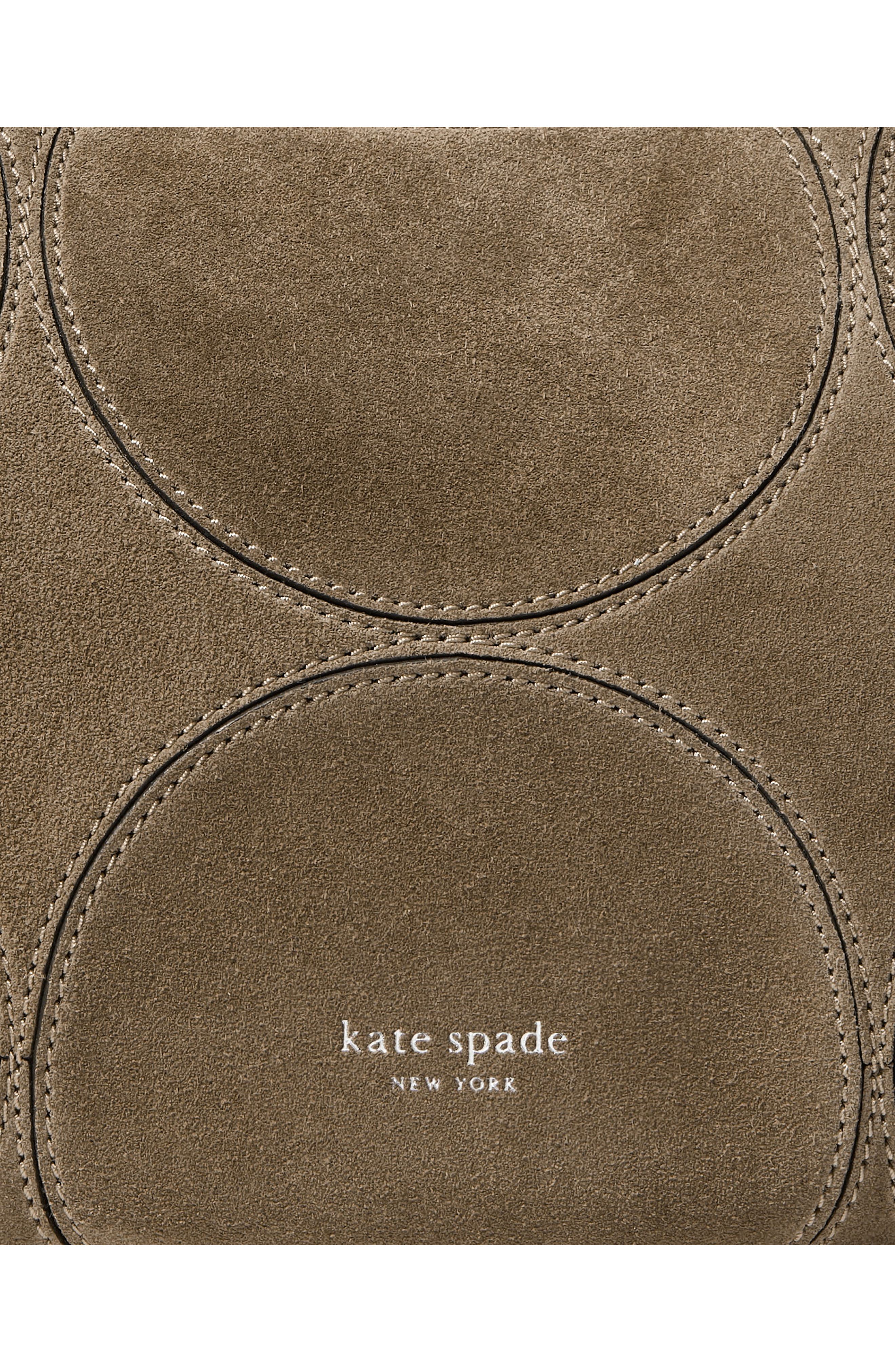 Loop Dot Patchwork Suede Shoulder Bag, Alternate, color, DRIFTWOOD