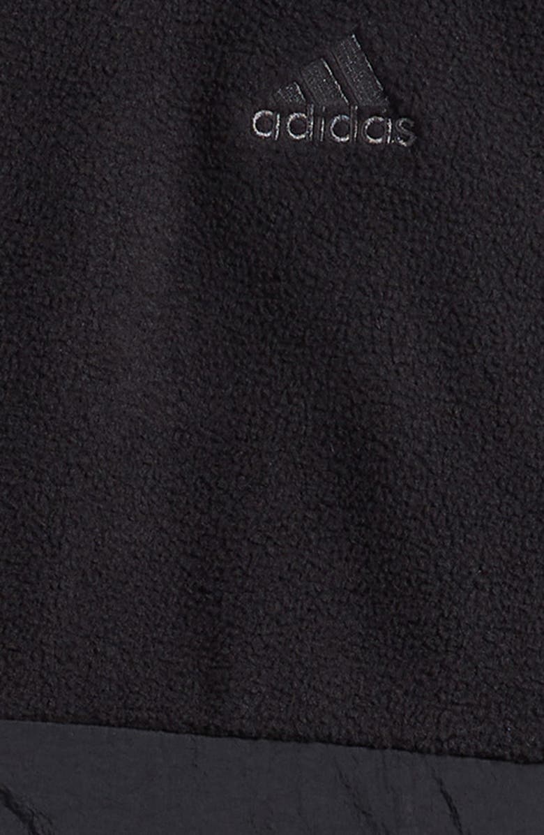 adidas Kids' Cozy Mix Recycled Polyester Hooded Jacket, Alternate, color, 