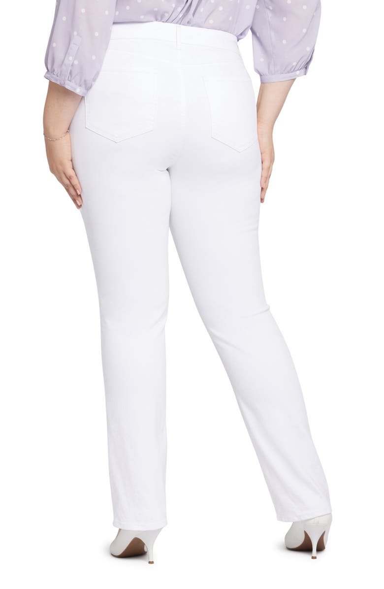 NYDJ Marilyn Straight Leg Jeans, Alternate, color, Optic White