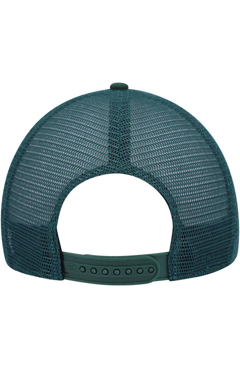 '47 Men's '47 Green Green Bay Packers Highpoint Trucker Clean Up Snapback Hat, Alternate, color,