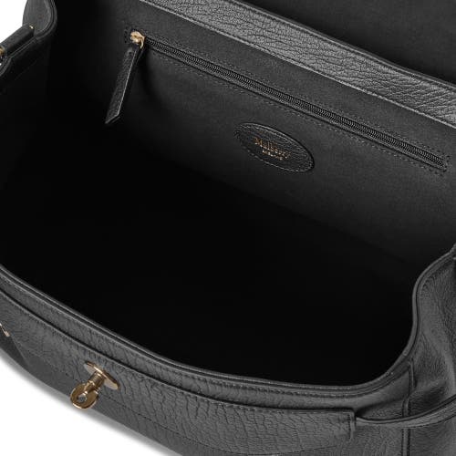 Mulberry Mini Alexa Leather Satchel In Black