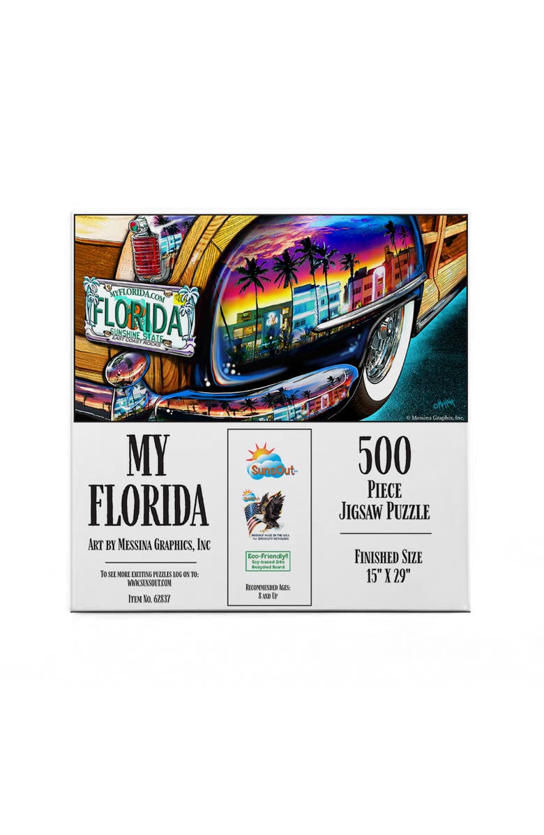 Sunsout My Florida 500 piece Jigsaw Puzzle for Adults, Alternate, color, Multicolor