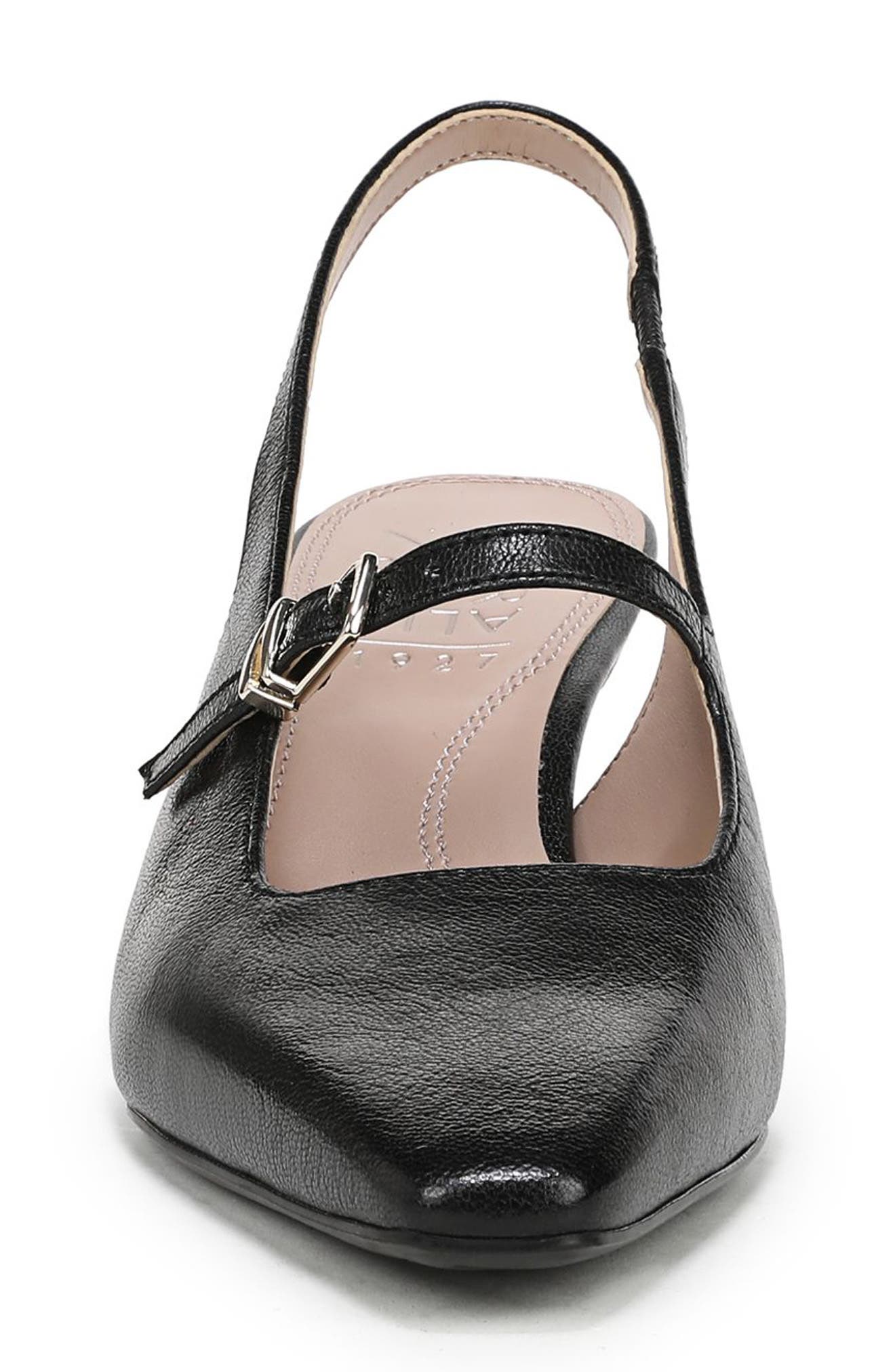 Naturalizer Gemini Slingback Mary Jane Kitten Heel Pump, Alternate, color, Black