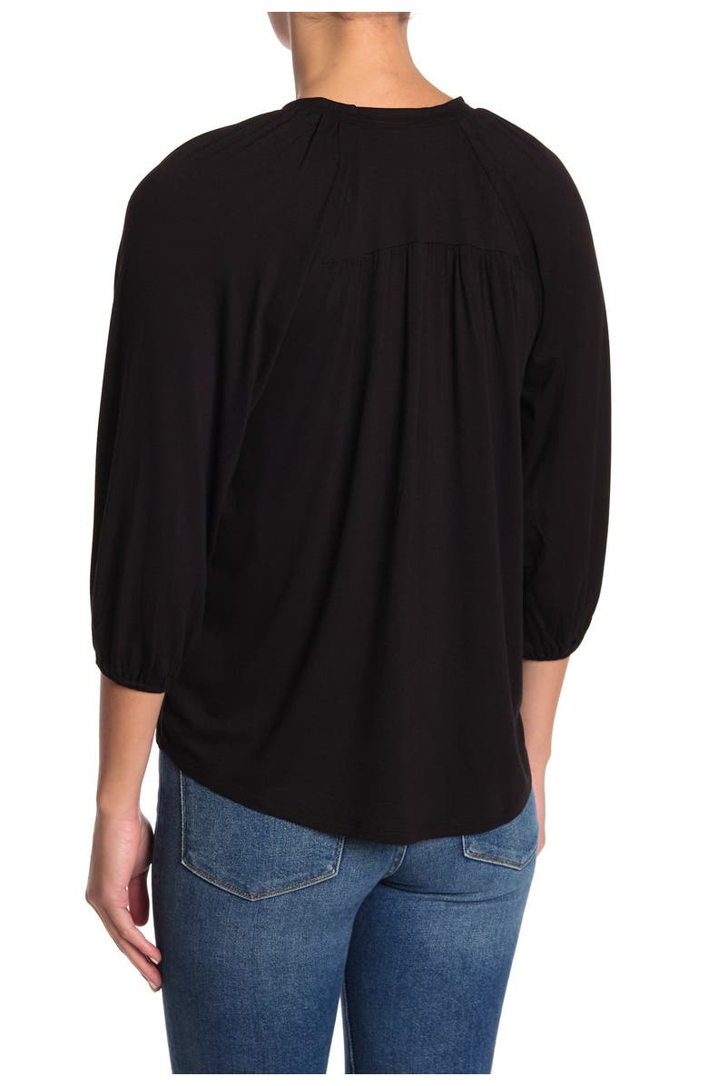 Bobeau V-Neck Knit Top, Alternate, color, 