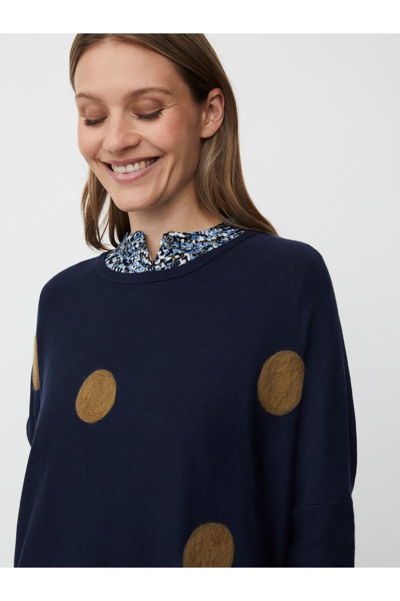Long Sleeve Round Neck Knit Jumper, Alternate, color, Navy Blazer