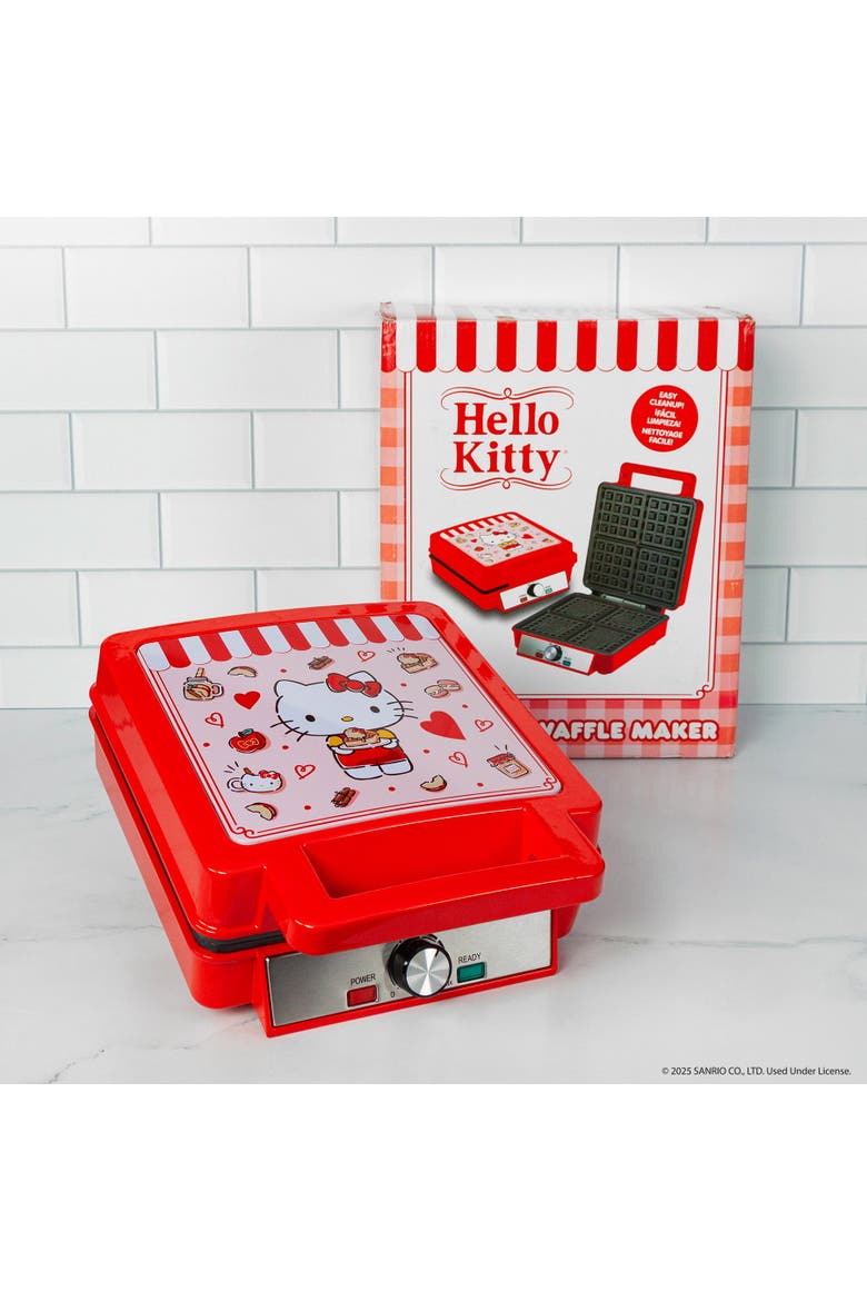 Hello Kitty Deluxe Waffle Maker, Alternate, color, None