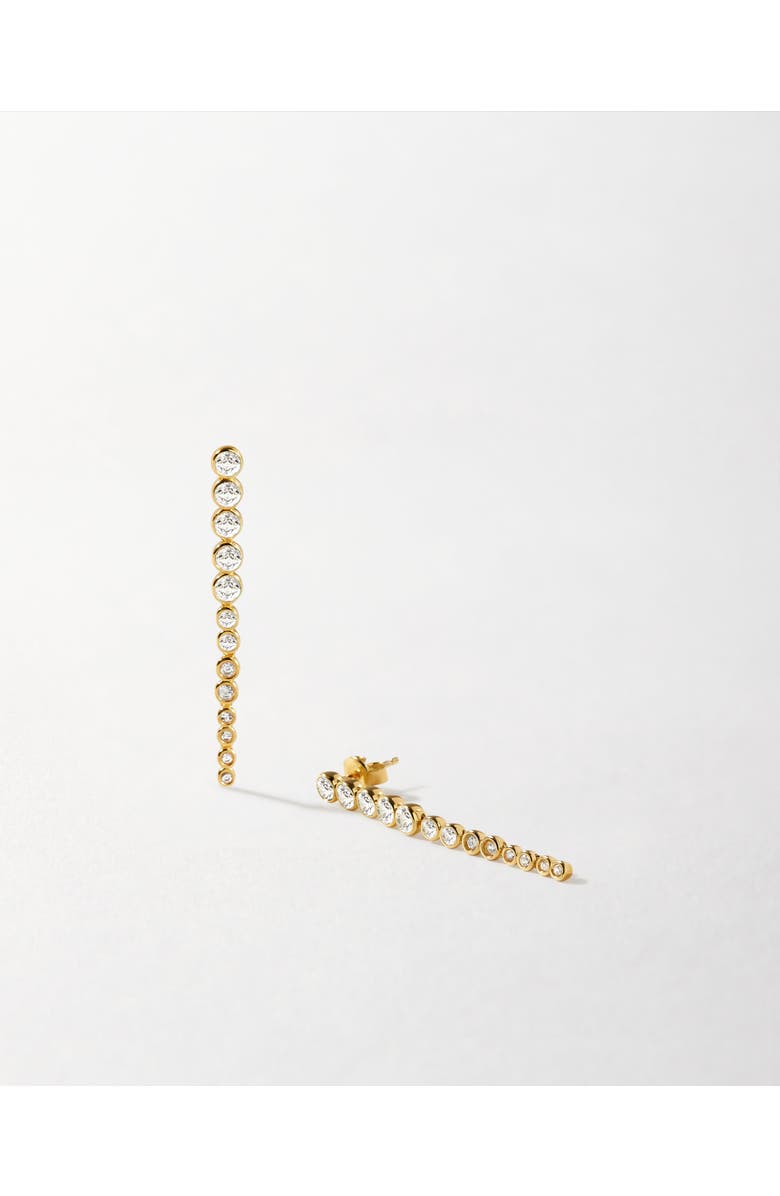 Edge of Ember Serena Tennis White Drop Earrings, Alternate, color, White