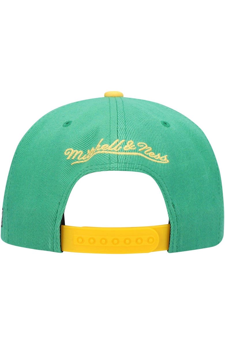 Mitchell & Ness Men's Mitchell & Ness Green LA Galaxy Historic Logo Since '96 Two-Tone Snapback Hat, Alternate, color, 