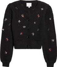 Cinq à Sept Rasa Beaded Cardigan