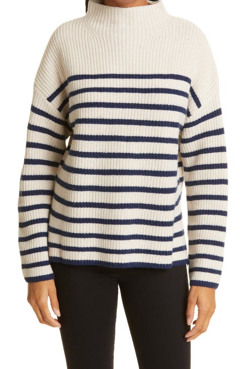 Rails Claudia Sweater in cream + navy deals size XS