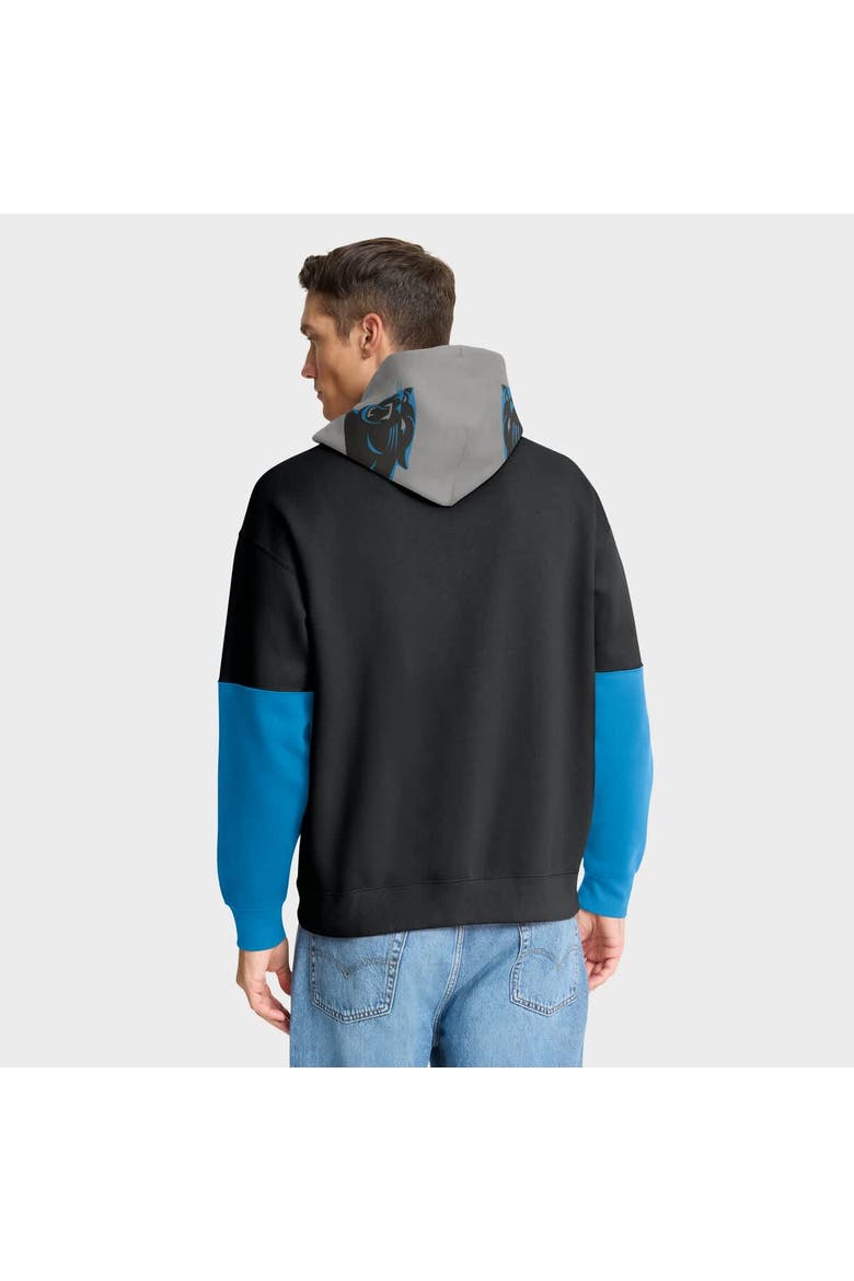 Men's Fanatics Black Carolina Panthers Helmet Pullover Hoodie, Alternate, color, Black